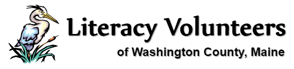 Literacy Volunteers of Washington County Maine website header image